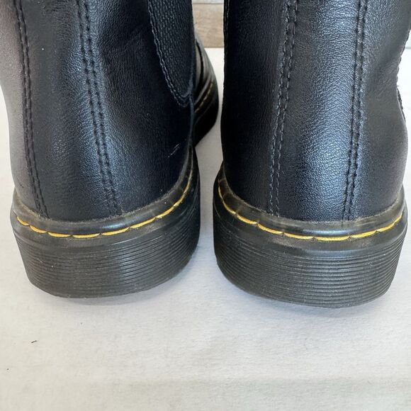 Dr. Martens Dorrian AirWair Black Leather Chelsea Ankle Boot Women 6 Grunge Goth - Picture 8 of 12